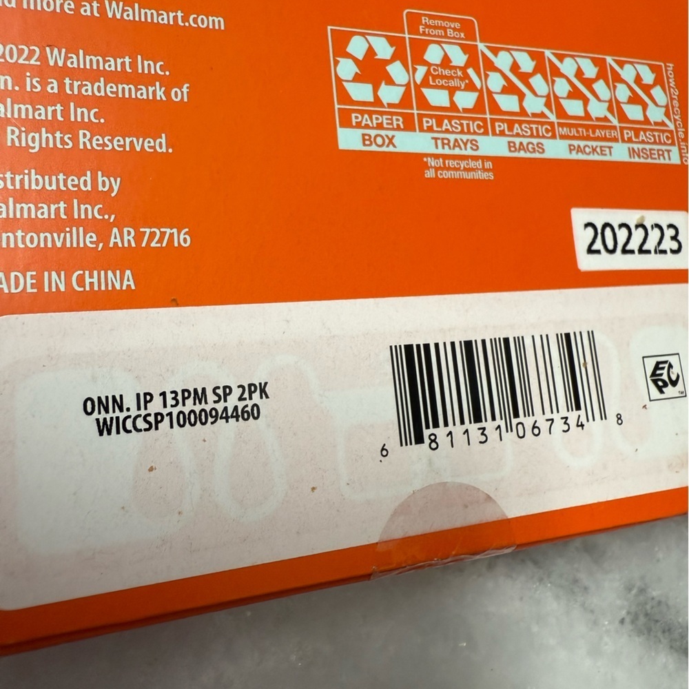 Onn Glass Screen Protector for iPhone 13 ProMax - Picture 3 of 5